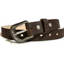 Handmade Full-Grain Leather Kids Belt: Brown Children's Belt