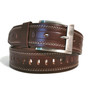 Handmade Brown Full Grain Leather Belt for Men - Casual Jeans Belt
