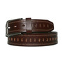 Handmade Brown Full Grain Leather Belt for Men - Casual Jeans Belt
