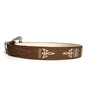 Handcrafted Western Leather Belt: Cowgirl Style with Removable Buckle