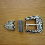 Western Riding Horse Belt Buckle: Silver Cowboy Cowgirl Style