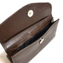 Handmade Brown Cowhide Leather Wallet: Minimalist Card Holder