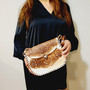 Hand Tooled Leather Shoulder Bag: Rodeo Cowgirl Western Boho Purse