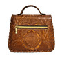 Hand Tooled Leather Shoulder Bag: Western Cowgirl Style