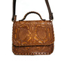 Hand Tooled Leather Shoulder Bag: Western Cowgirl Style