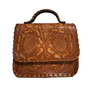 Hand Tooled Leather Shoulder Bag: Western Cowgirl Style
