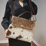 Hand Tooled Leather Shoulder Bag: Rodeo Cowgirl Western Purse