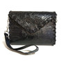 Handmade Tooled Leather Wrist Bag: Rodeo Vintage Shoulder Bag