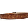 Handmade Clover Leather Belt: Western Boho Floral Belt