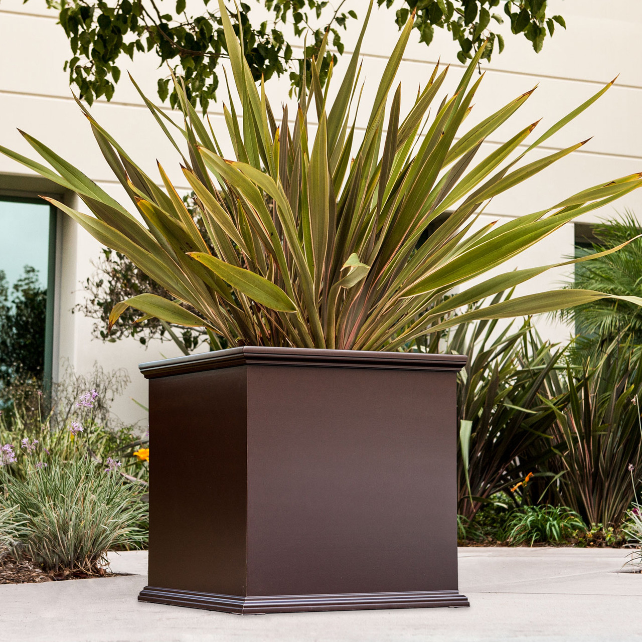 Laguna Square Fiberglass Planters 24 Colorways 60+ Sizes