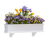 36" Laguna PVC Direct Mount Window Box with faux brackets