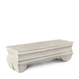 Narrow Laguna Bench on white background