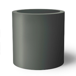 Round Dark gray modern planter- quick ship Round Dark gray modern planter- quick ship