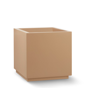 Marek Fiberglass Square Planter in mocha Marek Fiberglass Square Planter in mocha