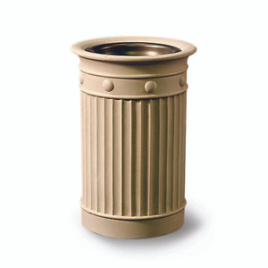 Athens ash trash bin on white background Athens ash trash bin on white background