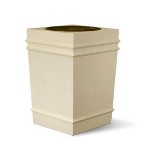 Custis Trash Receptacle on white background Custis Trash Receptacle on white background