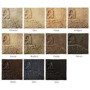 Fiberstone and GFRC finishes on white background Fiberstone and GFRC finishes on white background