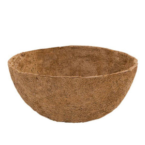 Hanging Basket Coconut Liner on a white background Hanging Basket Coconut Liner on a white background