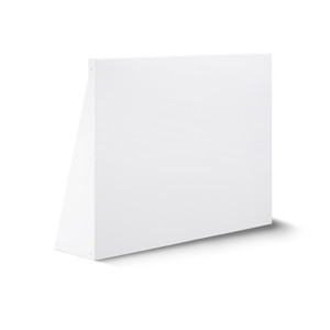 Modern Powder-Coated Steel Modwall System- Straight shown in White, Matte Modern Powder-Coated Steel Modwall System- Straight shown in White, Matte