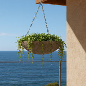 Turo Hanging Basket in a ocean front property with ocean behind Turo Hanging Basket in a ocean front property with ocean behind
