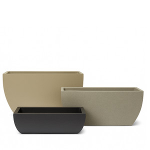 Rocca Rectangle Fiberglass Planter