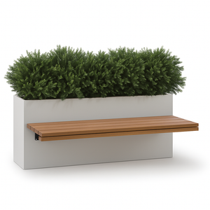 Integrated Modular Planter Bench