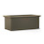 Unplanted Tuscana Fiberglass Rectangular Planter in black fox