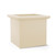 Unplanted Tuscana Fiberglass Square Planter in khaki Unplanted Tuscana Fiberglass Square Planter in khaki