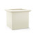 Unplanted Tuscana Fiberglass Square Planter in white Unplanted Tuscana Fiberglass Square Planter in white