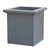 Unplanted Tuscana Fiberglass Square Planter in dark gray Unplanted Tuscana Fiberglass Square Planter in dark gray