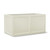 Unplanted Ashville Fiberglass Rectangular Planter in white
