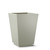 Marek tapered square planter shown in dove
