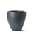 Rocca round planter shown in charcoal.