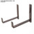 Wall brackets for Oil Rubbed Bronze Galvanized 2-in-1 Window Box or Liner