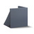 Modern Fiberglass Modwall System- Corner (front) in Dark Grey