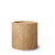 Round madera planter shown in a brazil finish Round madera planter shown in a brazil finish