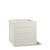 Square white madera planter Square white madera planter