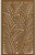 Fern Cascade Steel Wall Screen in Corten Steel on white background