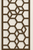 Solstice Grid Steel Screen in bronze powder coat