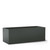 Modern powder coated aluminum rectangle  planter.  Shown in charcoal.