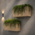 Close up of Strato Fiberstone Wall Mount Planters