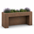 ADA-Friendly Provinicial Fiberstone Raised Garden Planter with Wheelchair Access in Oxido finish