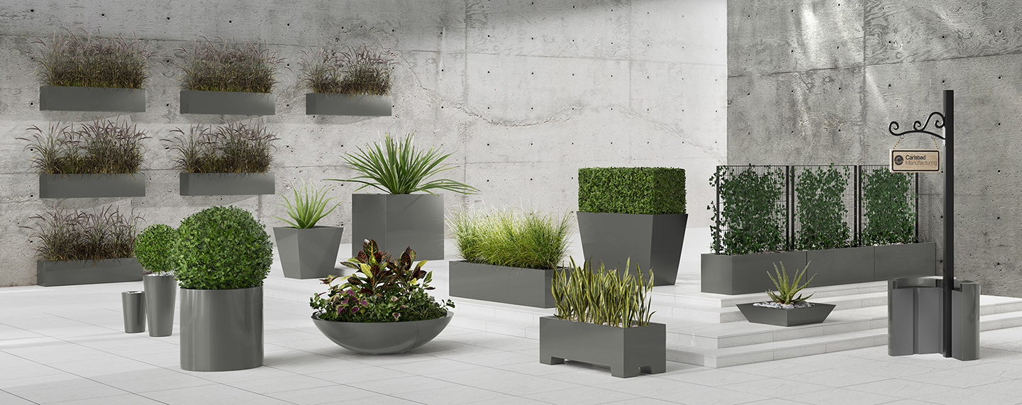 ALTO Tall Round Tapered Outdoor Planter Pot