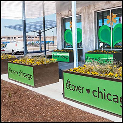 Planted Event Sign A 40-Foot Monument Sign Made with Planters and Live Plants! - Planters ...