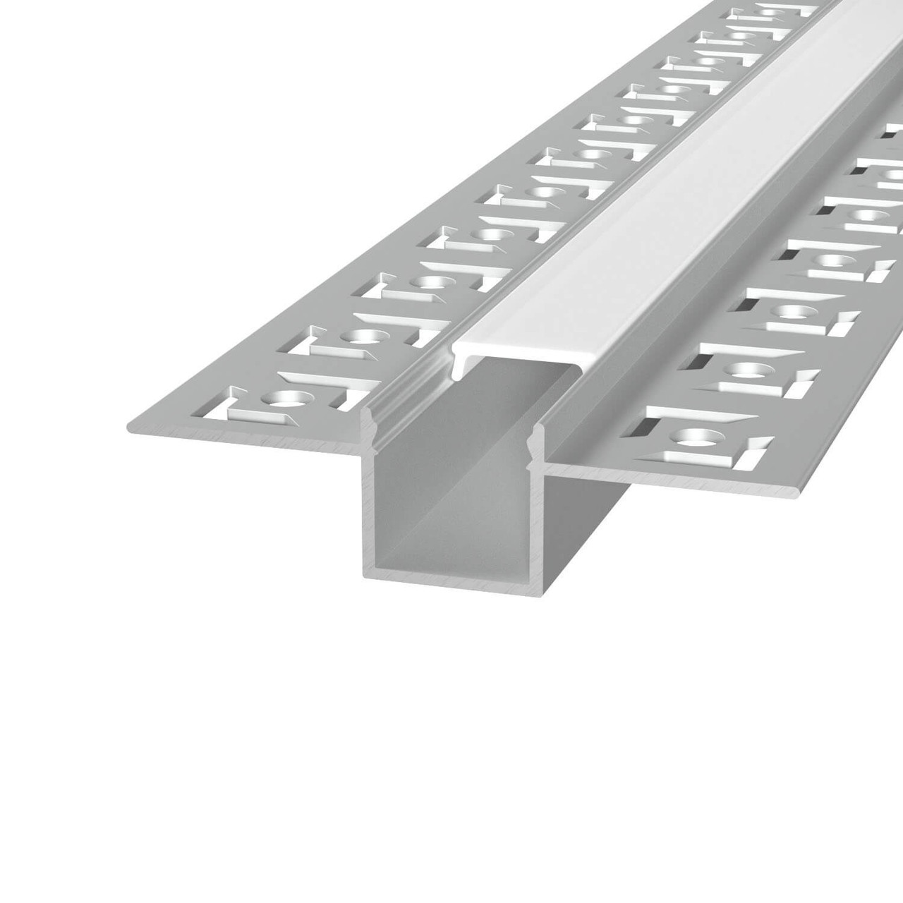 Profilo Da Incasso Per Cartongesso Slim In Alluminio Per Striscia LED, Profilo L - Foto 9