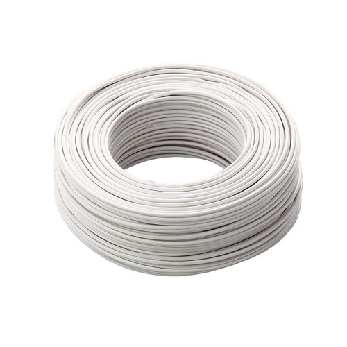 Cavo bianco 2x0,75mm2– Bobina 100m