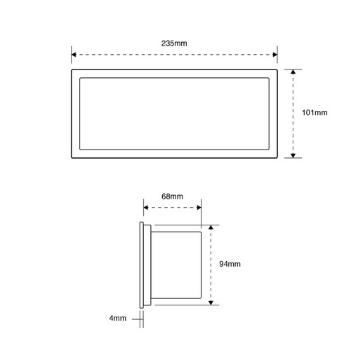 Segnapasso da Incasso Bianco IP44 con Base E27 Segnapasso da Incasso Bianco IP44 con Base E27
