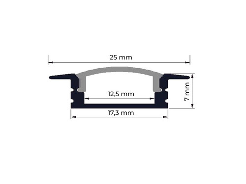 Profilo da Incasso 1m e 2m (per striscia LED) Profilo da Incasso 1m e 2m (per striscia LED)