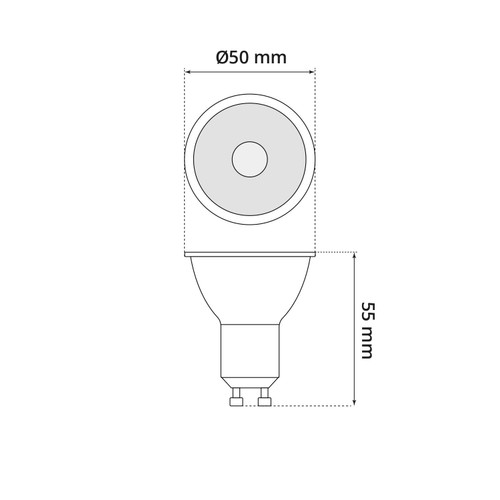 Faretto Spot GU10 6W, Angolo 36° Faretto Spot GU10 6W, Angolo 36°
