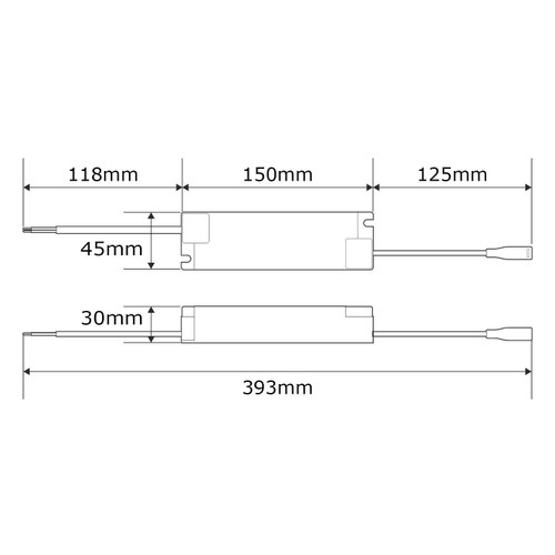 Alimentatore Dimmerabile TRIAC per Fari Luce Indiretta 24W Alimentatore Dimmerabile TRIAC per Fari Luce Indiretta 24W